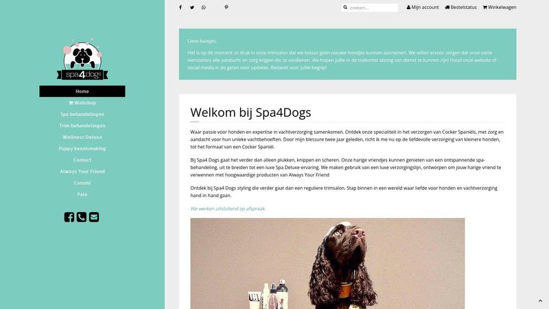 Spa4Dogs Assen banner